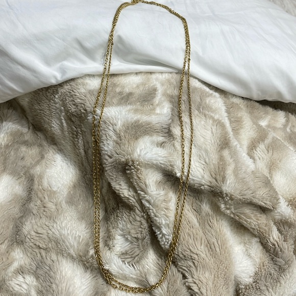 2 gold tone chains 16.5 inches - Picture 3 of 7